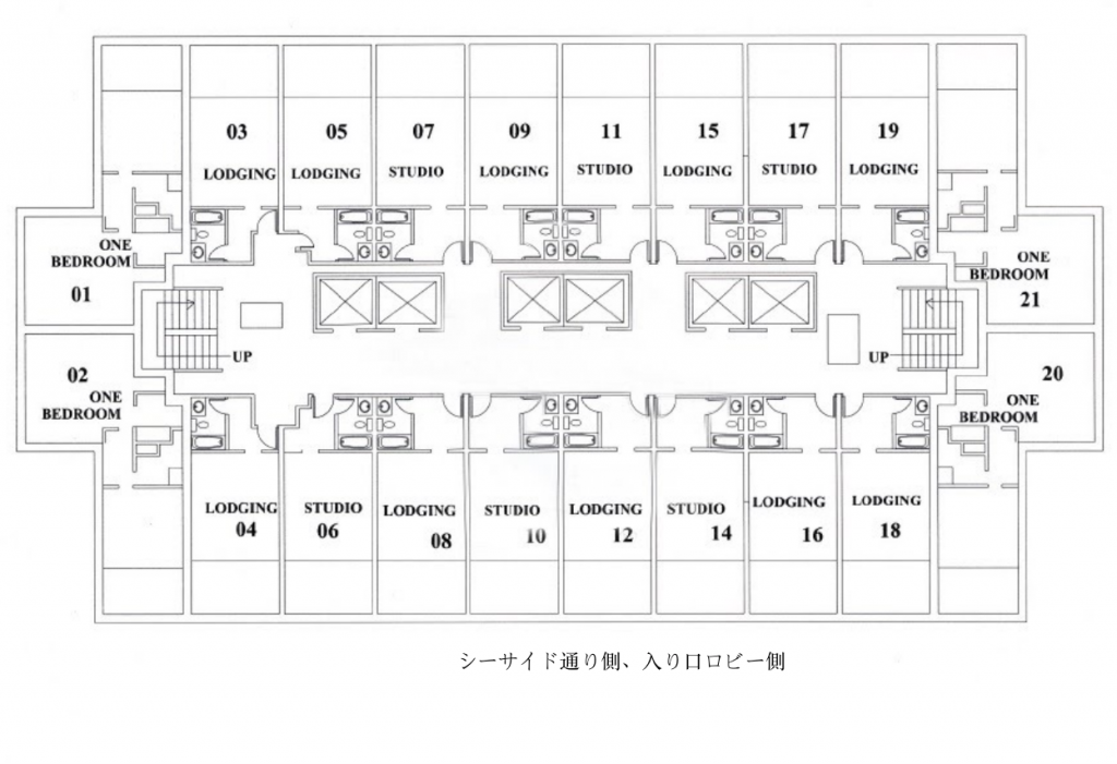 アイランドコロニーのフロアプラン