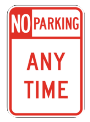駐車禁止サイン